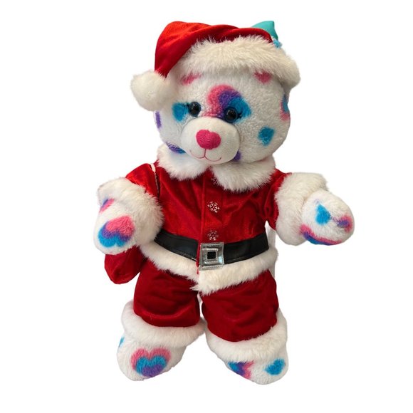 Build A Bear Workshop Outfit Santa Claus Velour Christmas Teddy Dress Up Clothes - Picture 1 of 10